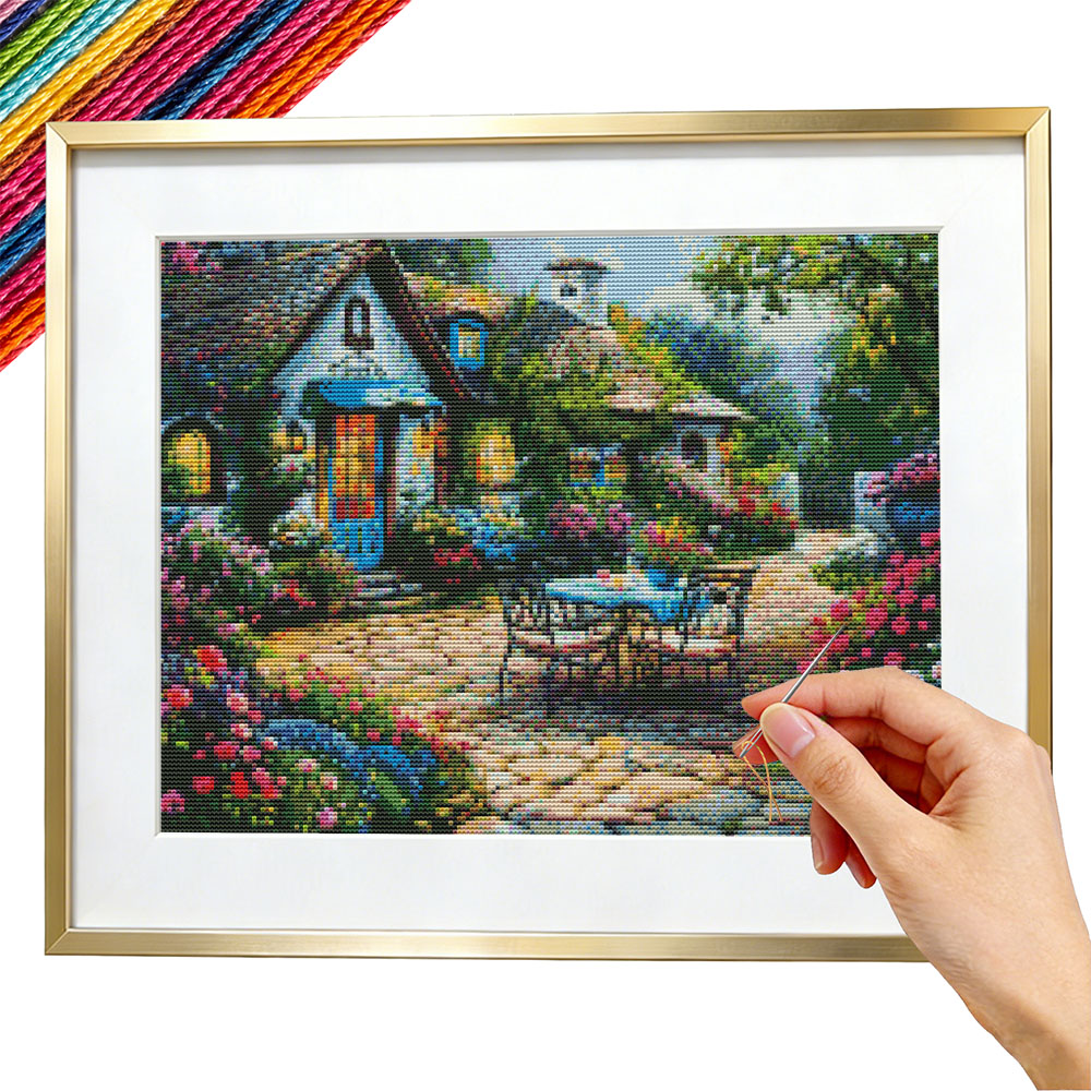 Embroidery Guide Paper - Garden Cross Stitch Kits Embroidery Sets