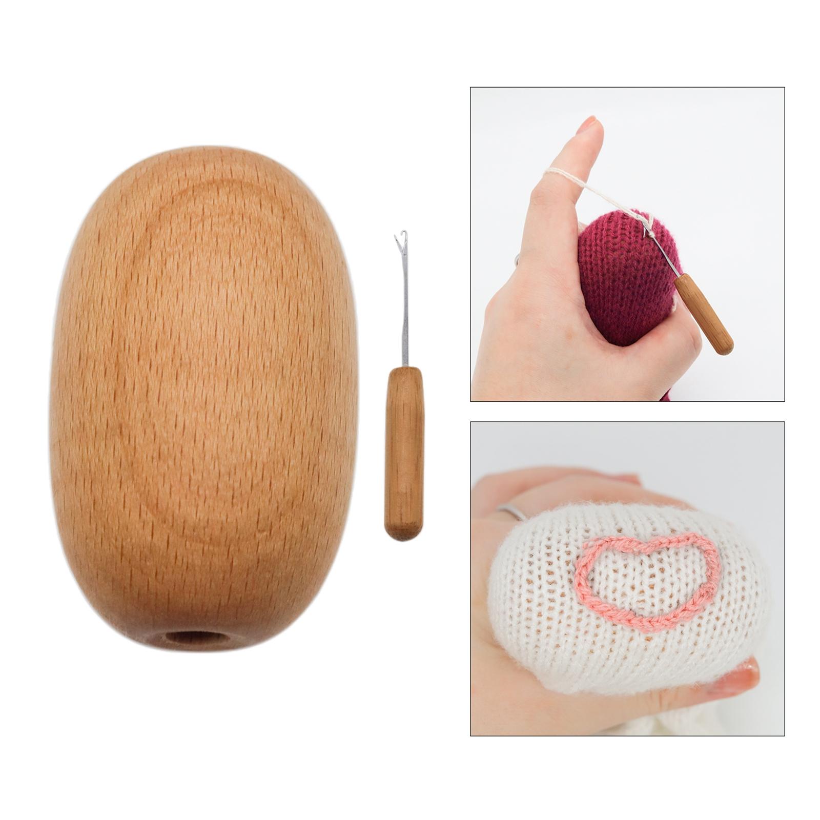 Embroidery Egg - 1x Darning Egg DIY with Needle
