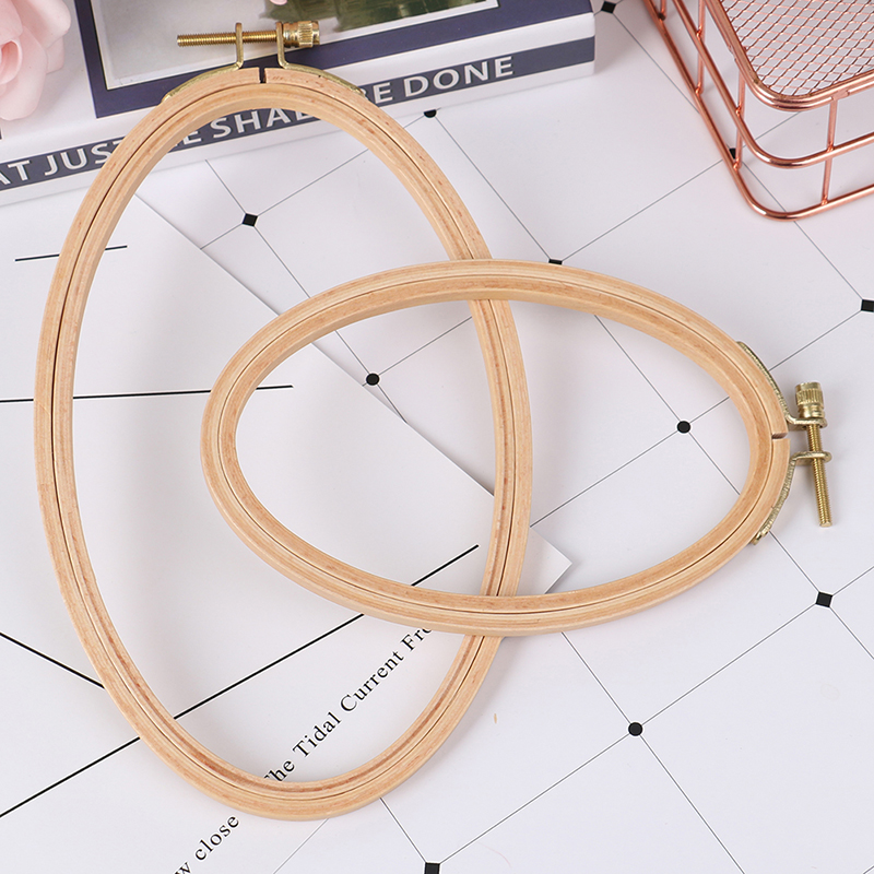 Embroidery Hoop Square - Bamboo Embroidery Hoop Frame Oval Embroidery