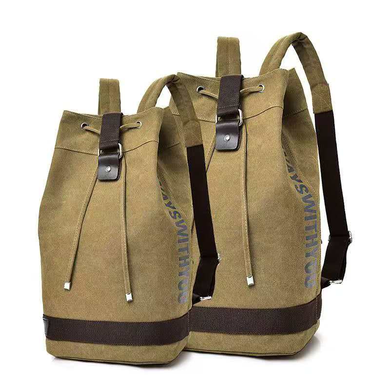Embroidery Bag - 2026 Canvas backpack with dual shoulder