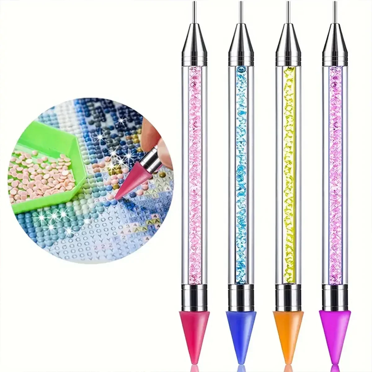 Embroidery Handicraft - Waxless Diamond Painting Tool, Double Tip