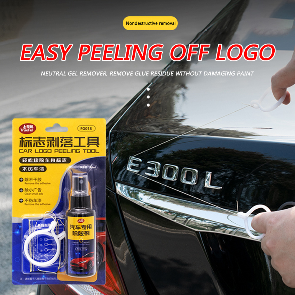 Embroidery Alphabet - Car Logo Remover Kit Universal Car