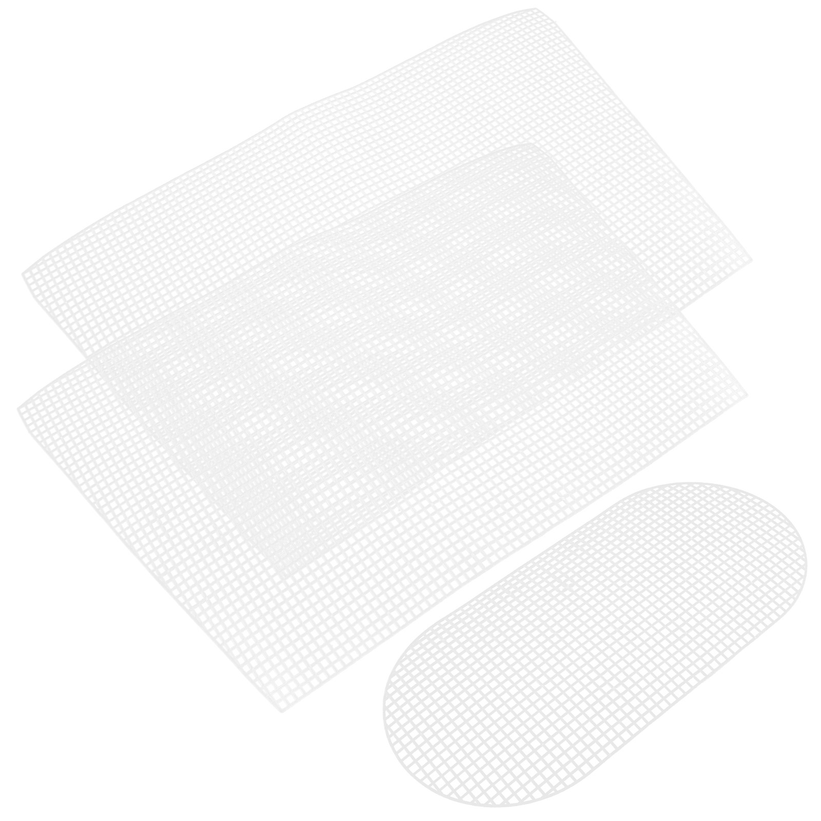 Embroidery Bag - 1Set Bag Mesh Sheets Plastic Canvas