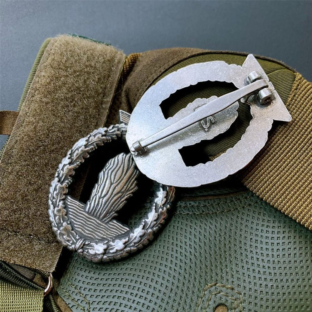 Embroidery Legacy - Portable Retro Eagle Metal Badge 3D