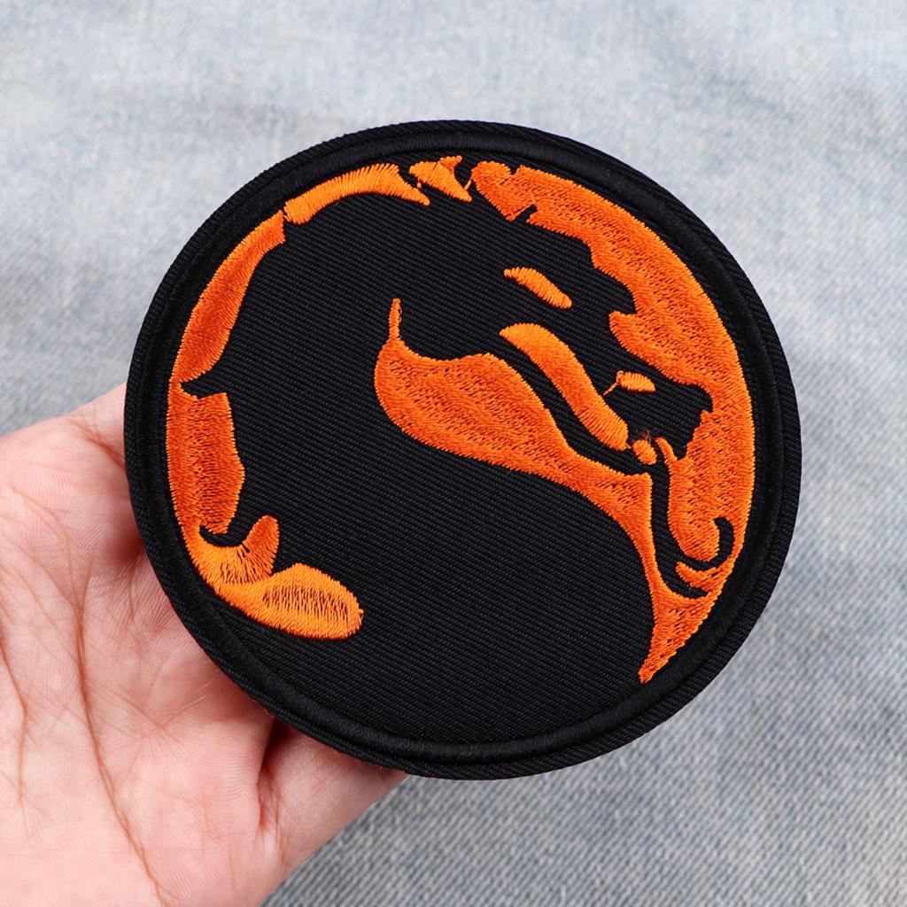 Embroidery Converse - Street Games Cartoon Patch Dragon Embroidered