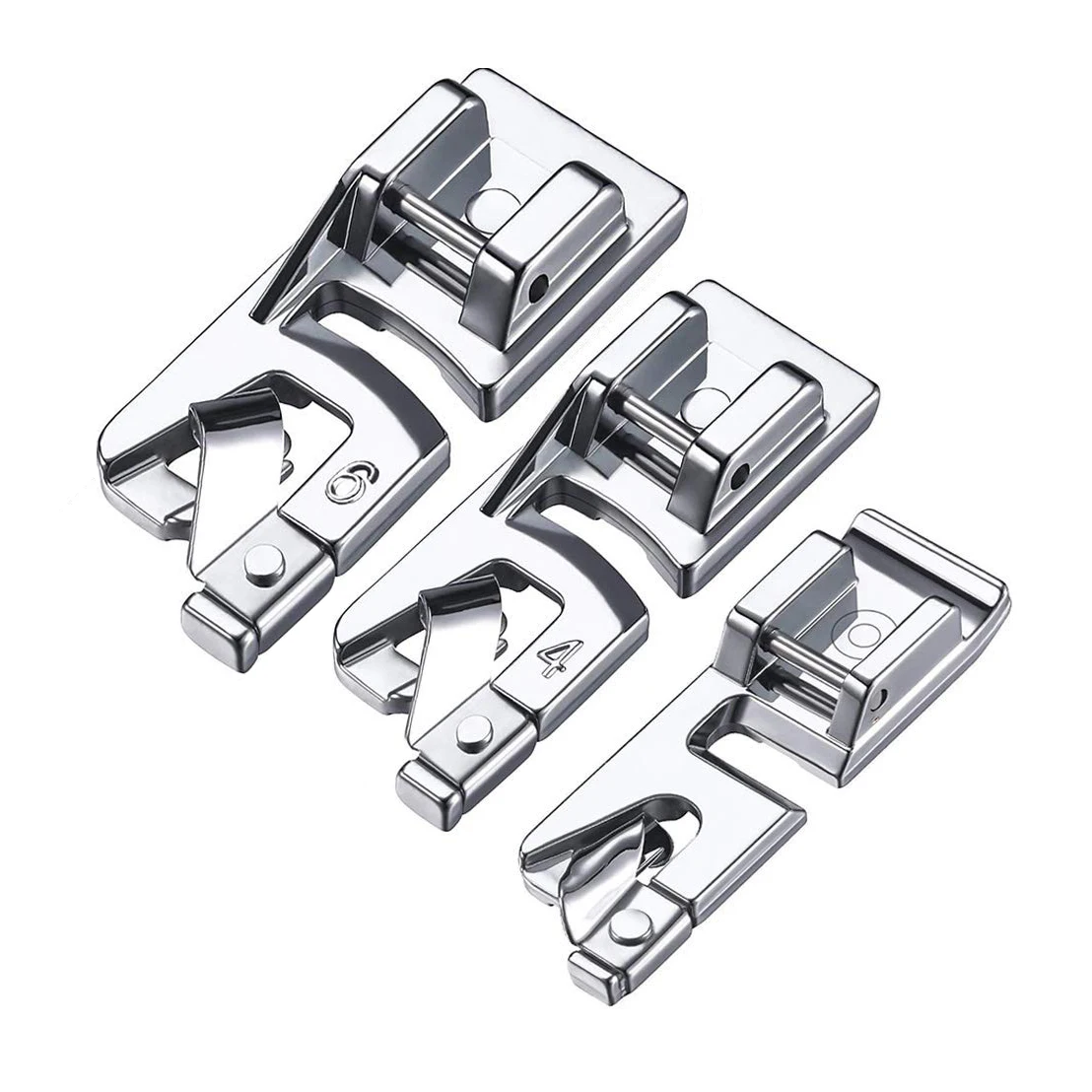 Embroidery Xpress - 3/1pcs 3MM/4MM/6MM Narrow Rolled Hem Presser