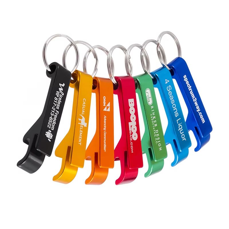 Embroidery Alphabet - Personalized Beer Bottle Opener Keychain Custom