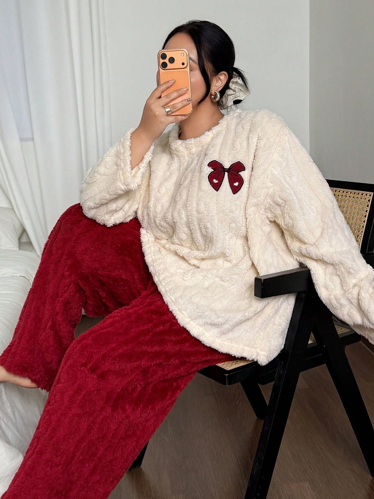 Embroidery Set - Plus Size 1XL-5XL Women Autumn Winter