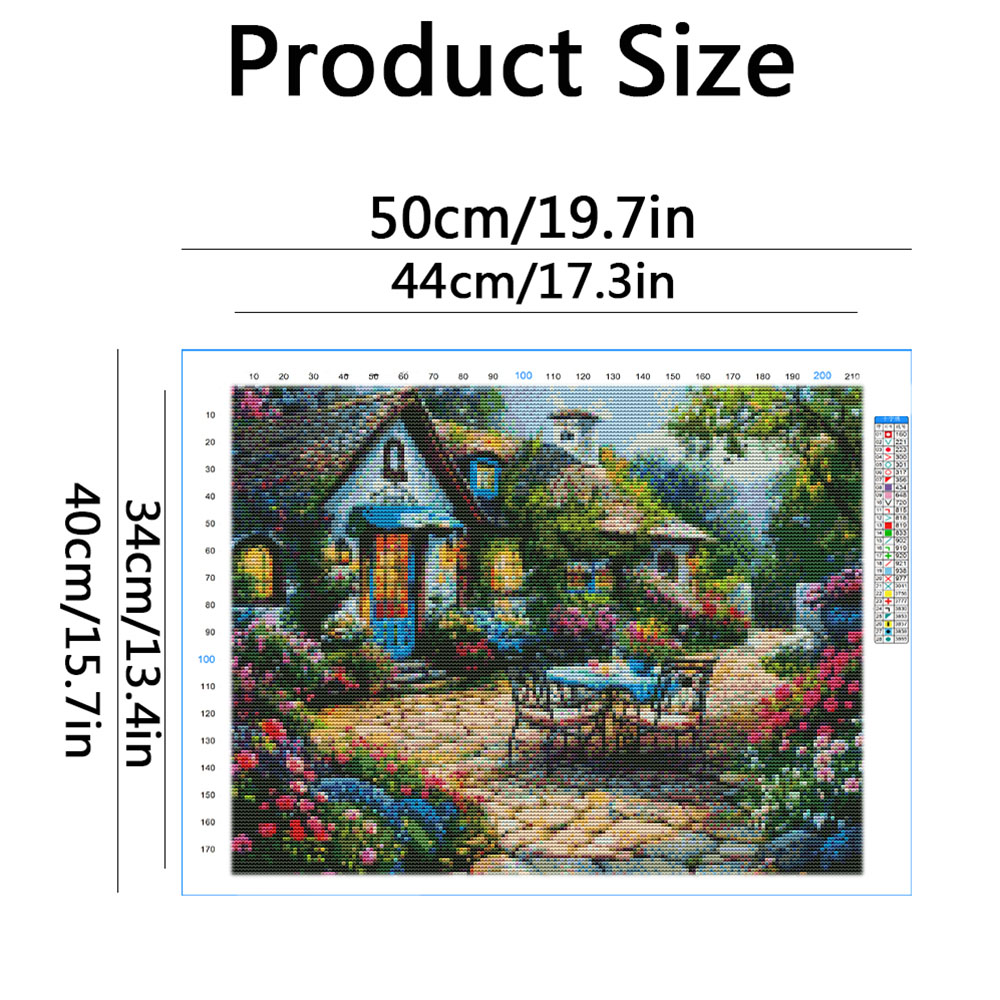 Garden Cross Stitch Kits Embro - Embroidery Guide Paper review and price