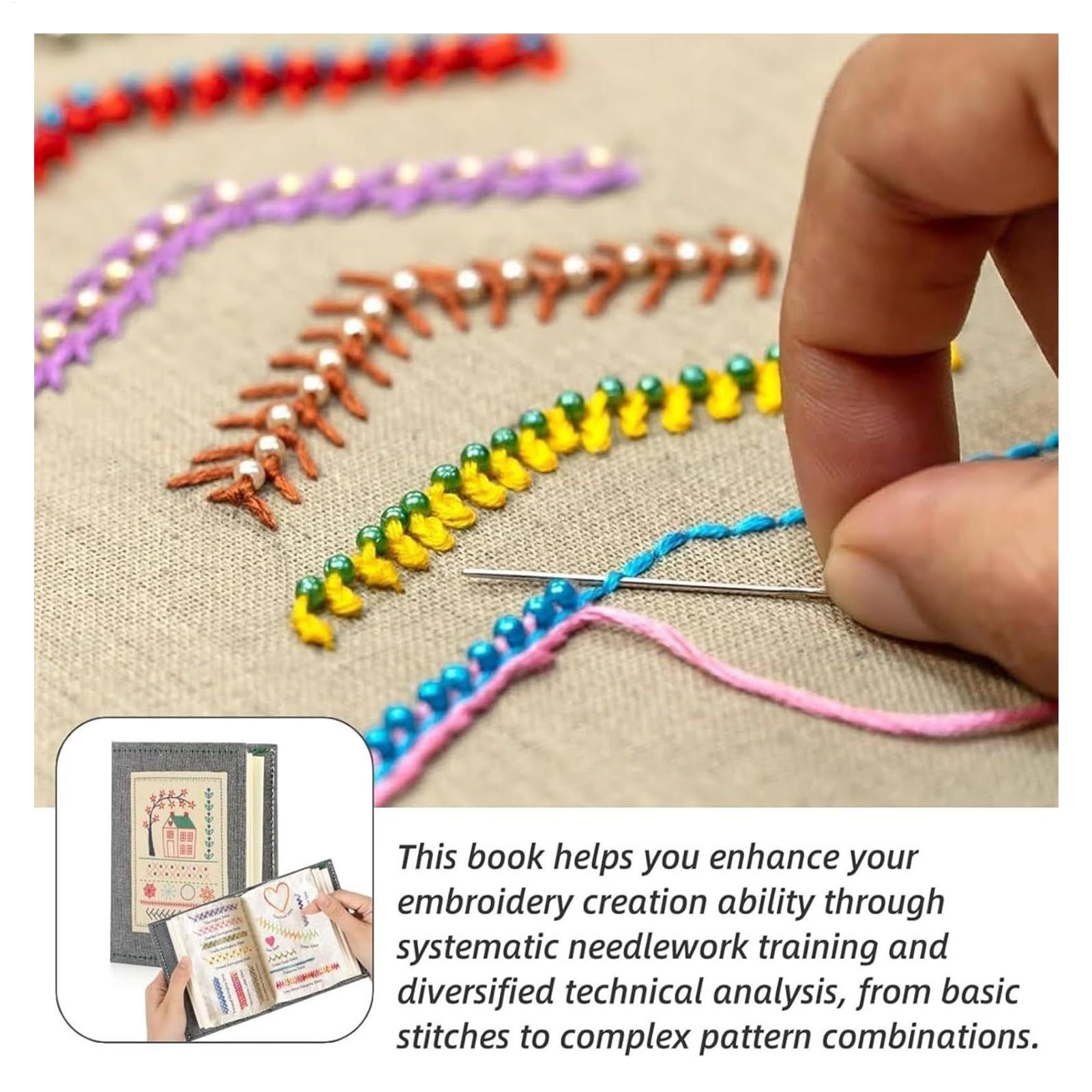 Embroidery Stitch Book For Beg - Embroidery Guide Paper review and price
