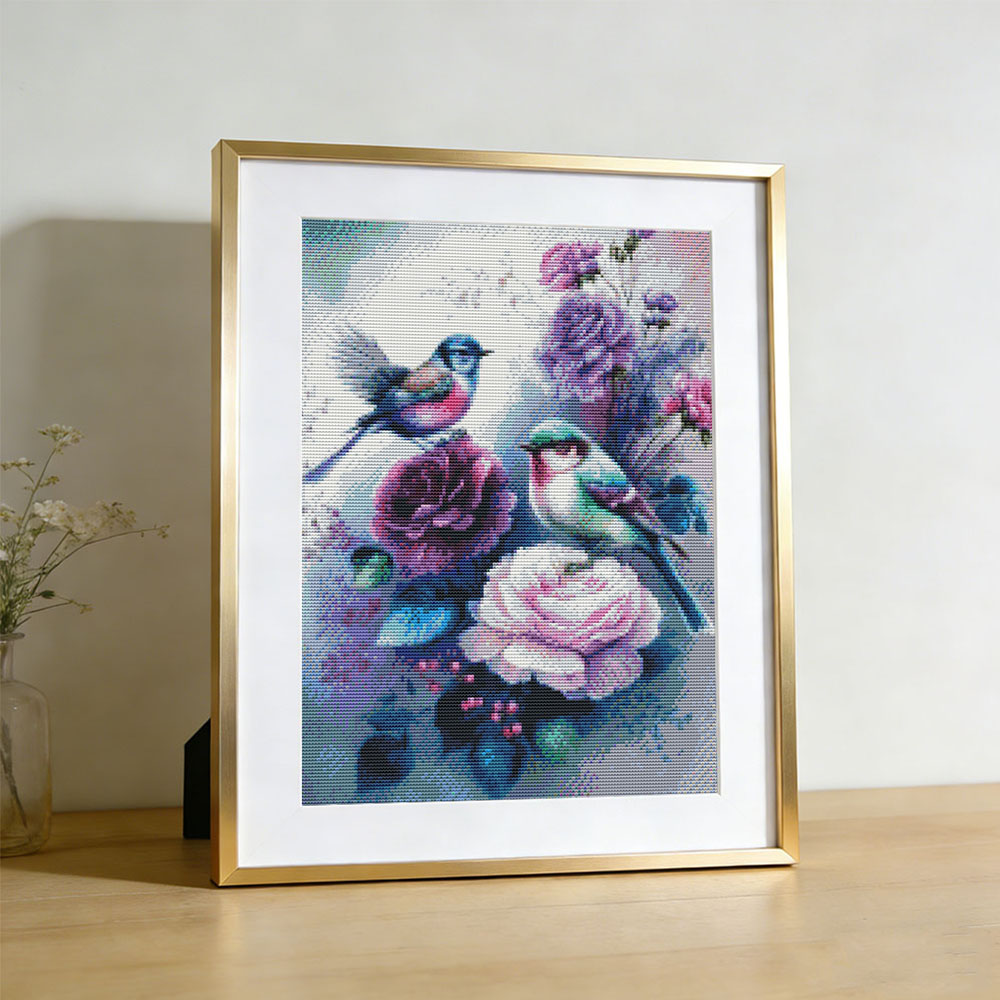11CT Cross Stitch Rose Flower  - Embroidery Guide Paper review and price