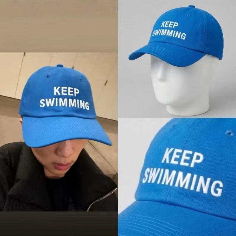 2026 Trendy keep Swimming New  - Embroidery Letter review and price