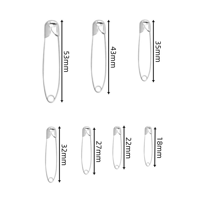 100Pcs/lot Stainless Steel Saf - Embroidery House review and price