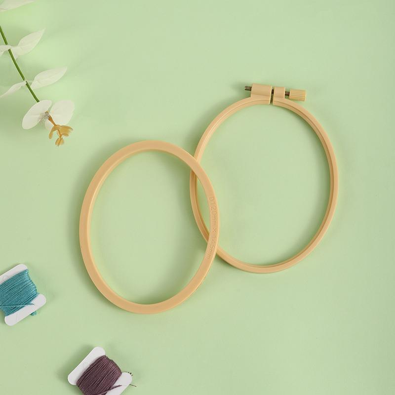 Imitation Bamboo Plastic Oval  - Embroidery Hoop Square review and price