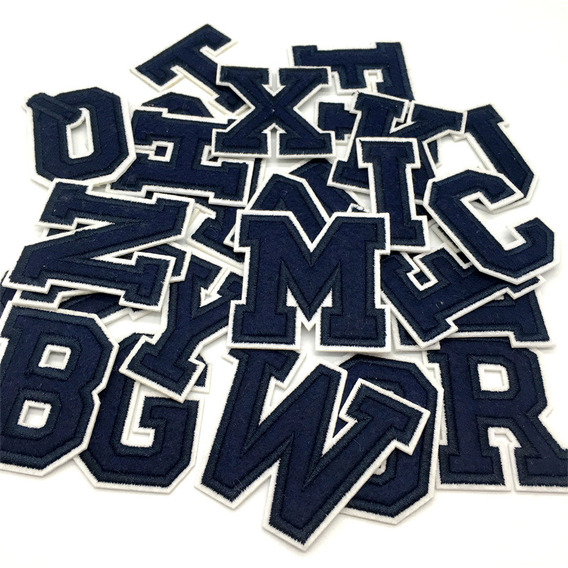 Navy Blue Letters Embroidery P - Embroidery Converse review and price