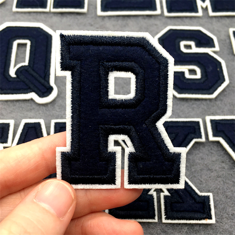 Navy Blue Letters Embroidery P - Embroidery Converse review and price