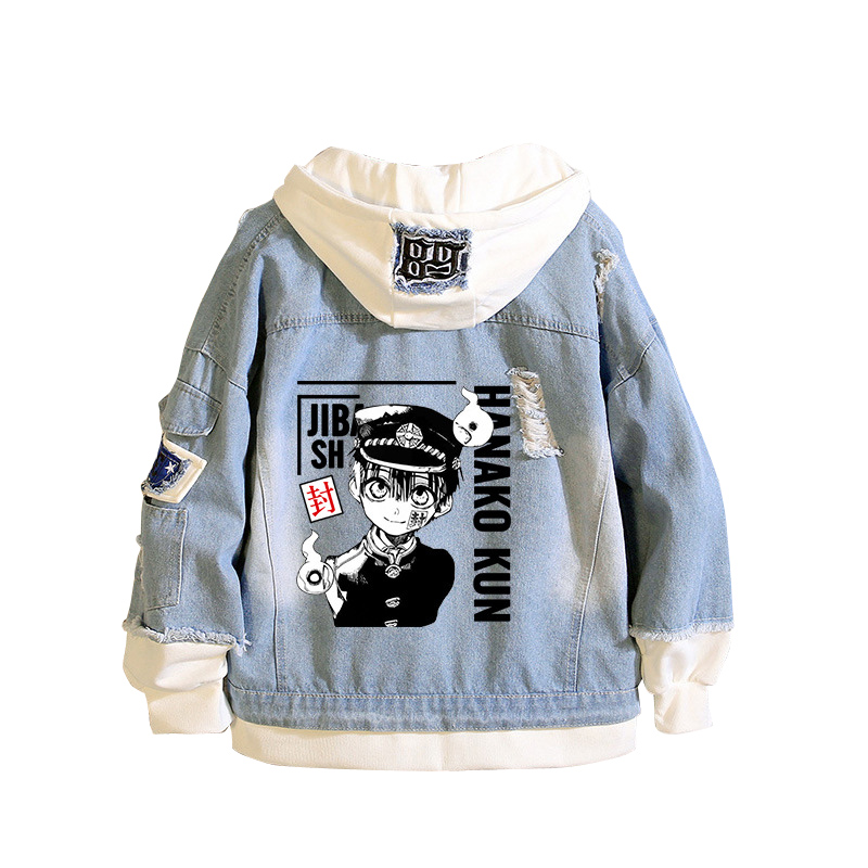 Toilet-Bound Hanako-kun Demin  - Embroidery Jacket Jeans review and price