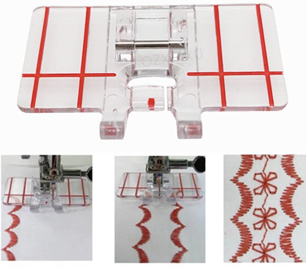 Plastic Clear Parallel Stitch  - Embroidery Xpress review and price