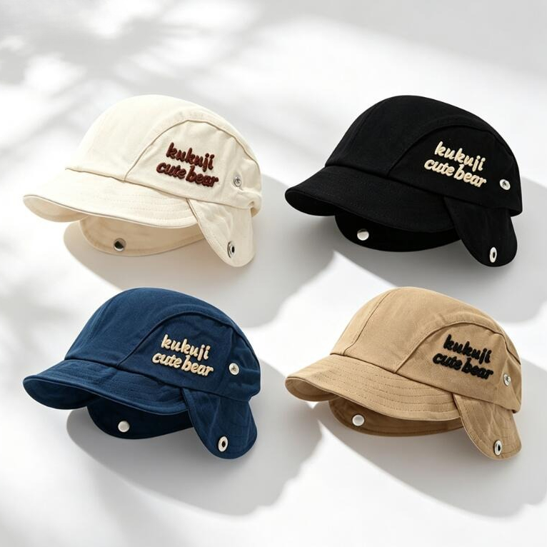 2026 Autumn Baby Earflap Hat C - Embroidery Letter review and price