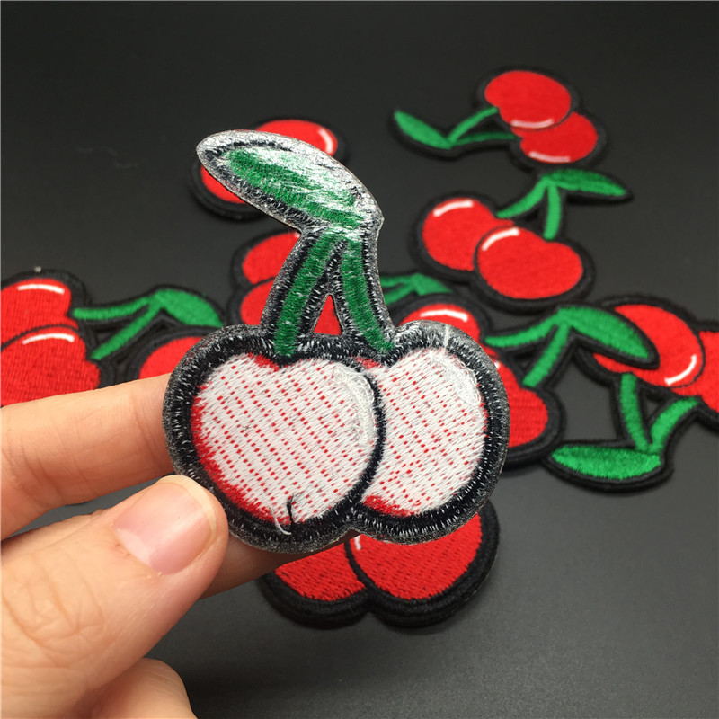 Cherry Fruit Cute Clothing Pat - Embroidery Converse review and price