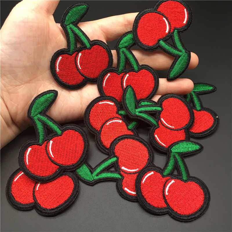 Cherry Fruit Cute Clothing Pat - Embroidery Converse review and price