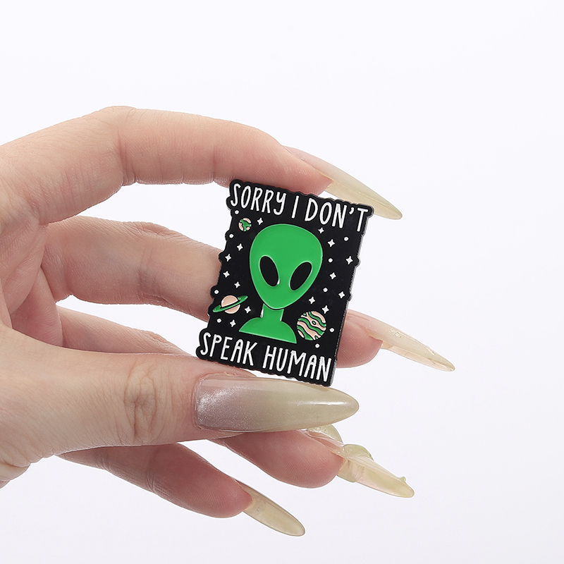 UFO We Come To Party Enamel Pi - Embroidery House review and price