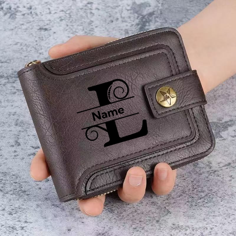 Men's Custom Wallet - Personal - Embroidery Alphabet review and price