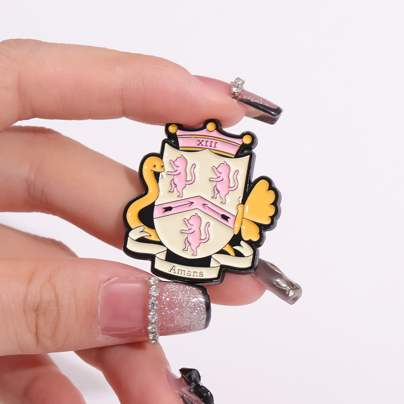 Romantic Song Lyrics Enamel Pi - Embroidery House review and price