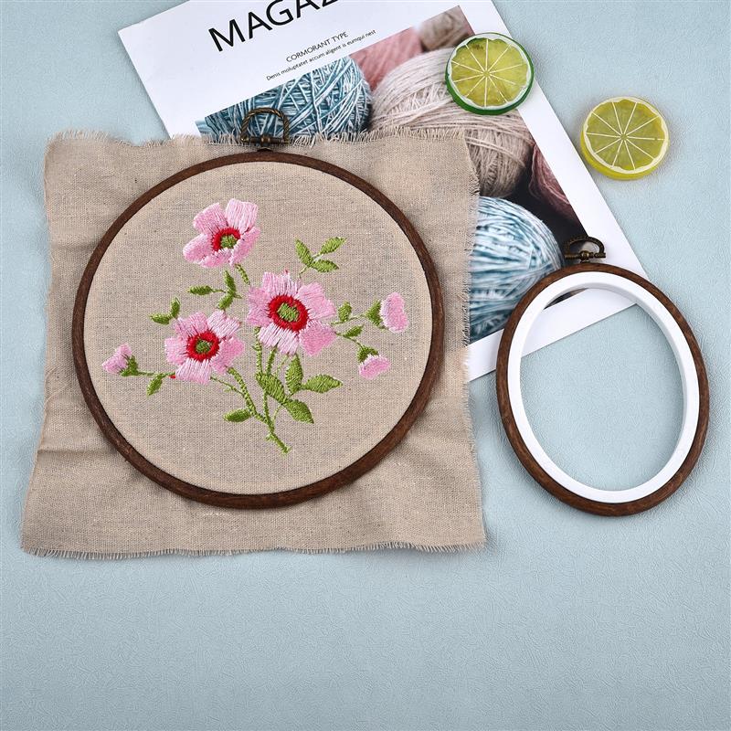 Sewing Tool Round Oval Wooden  - Embroidery Hoop Square review and price