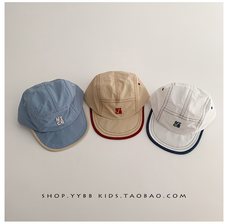 Summer Quick Dry Hat for Baby  - Embroidery Letter review and price