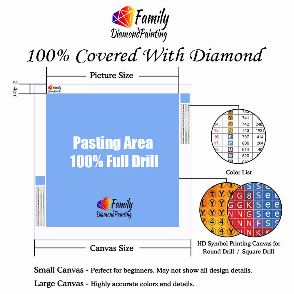 Diamond Painting Family Full F - Embroidery Egg review and price