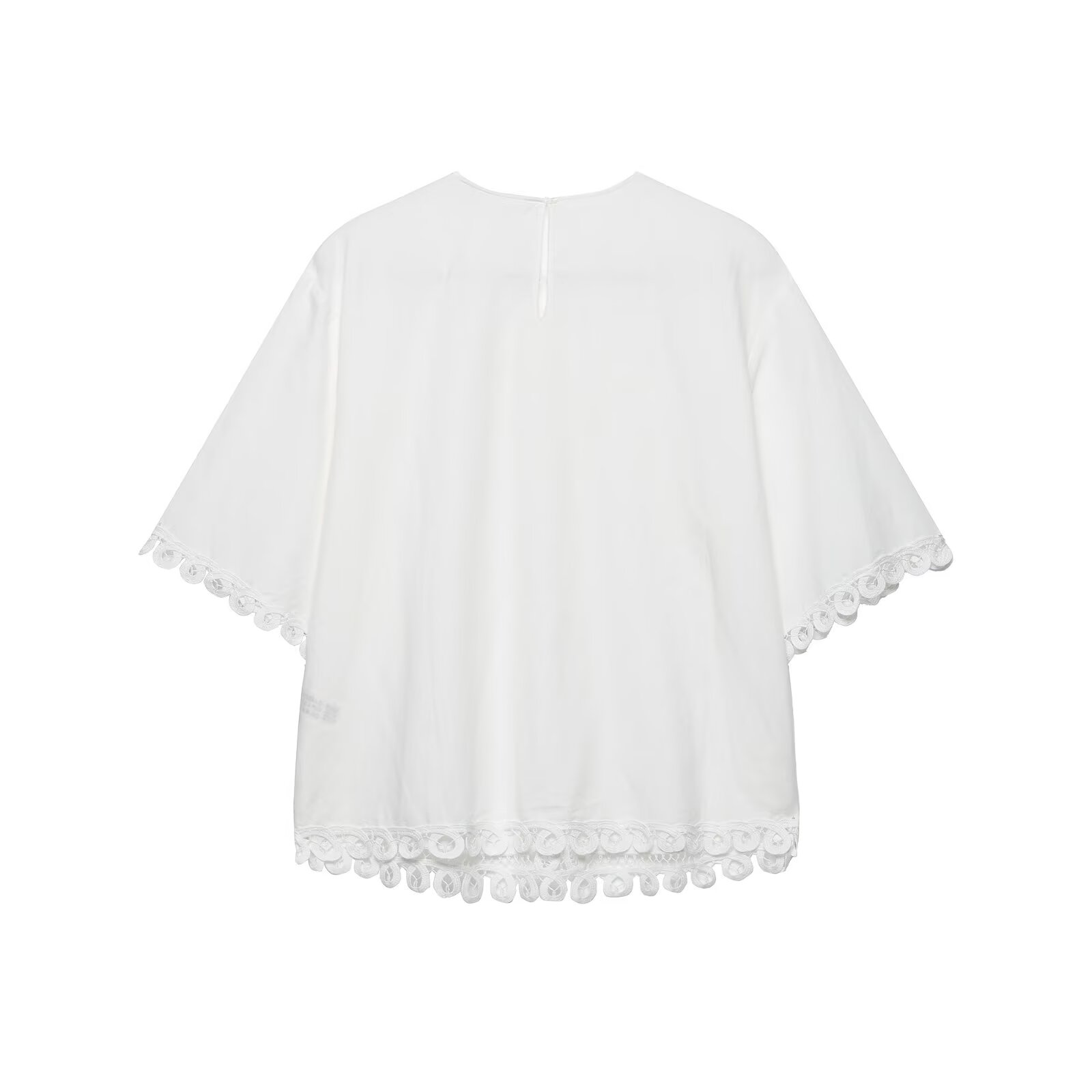 BSAY Women's White Hollow Embr - Embroidery Blouse review and price
