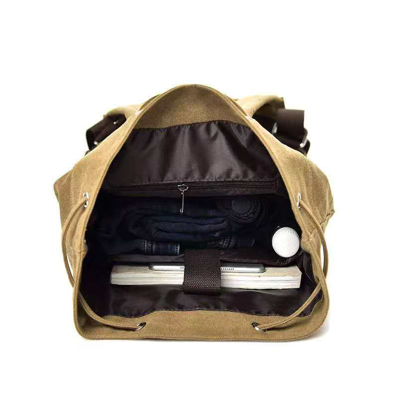 2026 Canvas backpack with dual - Embroidery Bag review and price