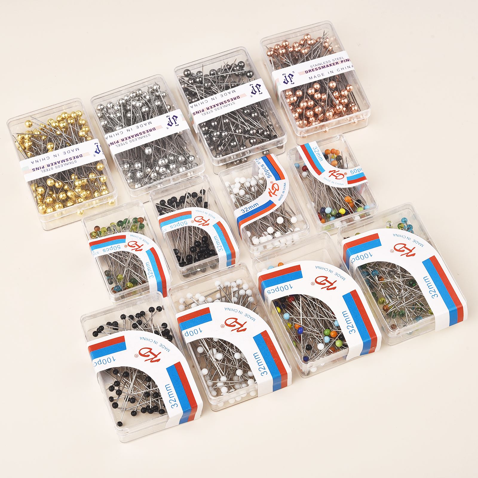 50/100Pcs Fashion Sewing Needl - Embroidery Glass Beads review and price