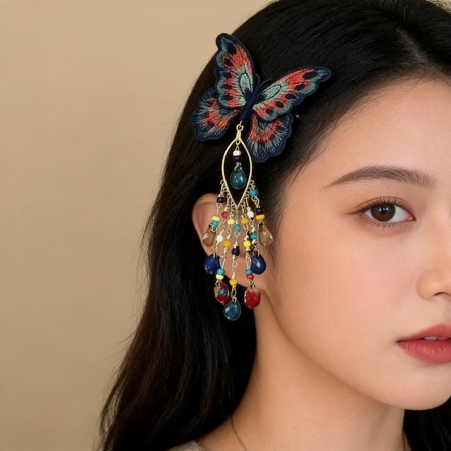 New Chinese Style Knitting But - Embroidery Glass Beads review and price