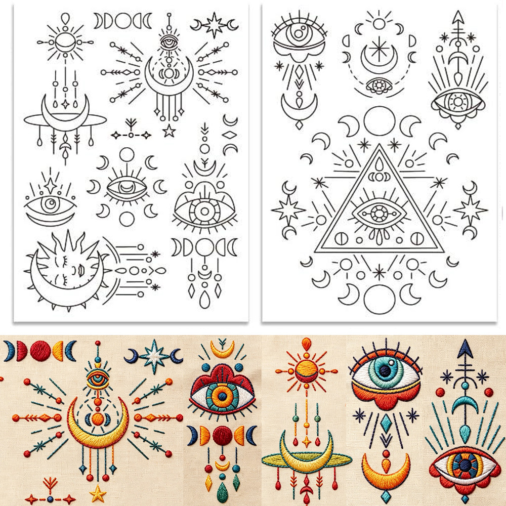 Stick And Stitch Mystical Sun  - Embroidery Meaning review and price