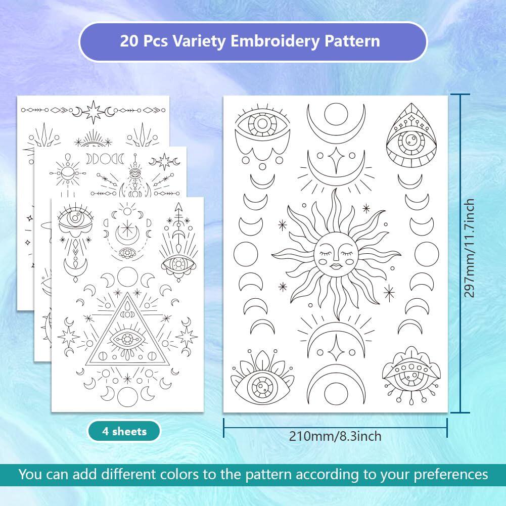 Stick And Stitch Mystical Sun  - Embroidery Meaning review and price