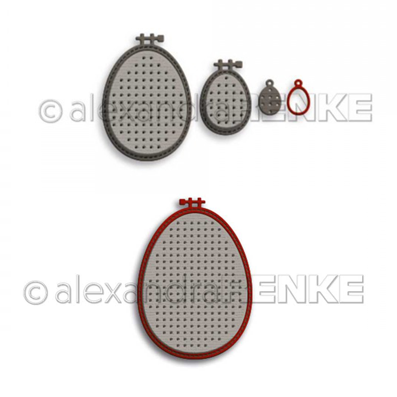 Piggy Craft metal cutting dies - Embroidery Egg review and price