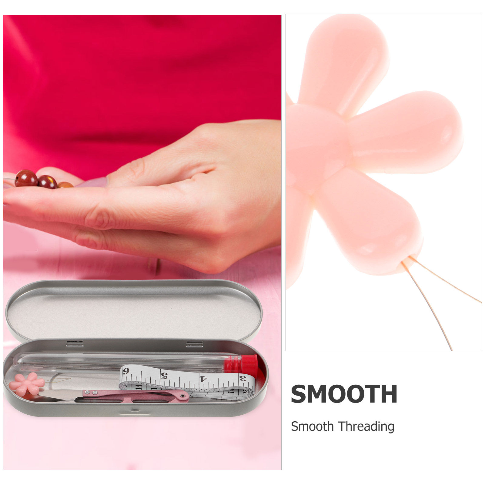 1Set Beading Needle Threader K - Embroidery Beads review and price