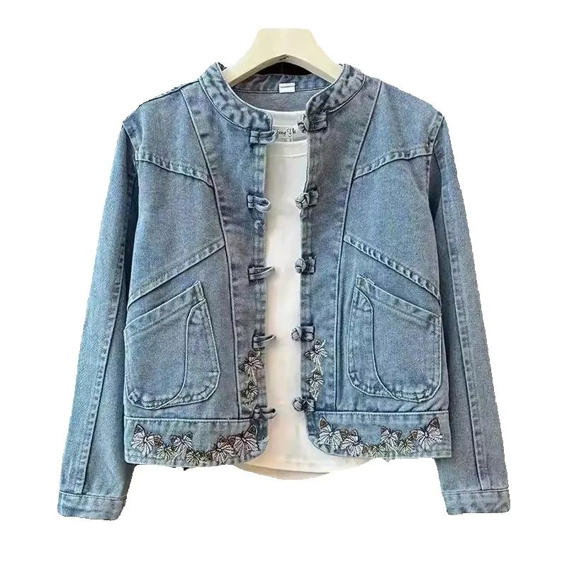 2025 Spring Autumn New Fashion - Embroidery Jacket Jeans review and price