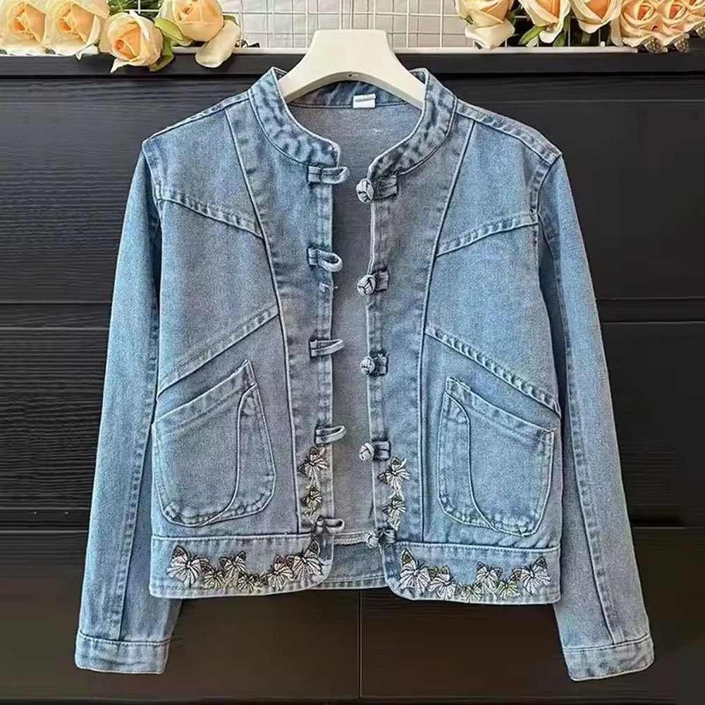 2025 Spring Autumn New Fashion - Embroidery Jacket Jeans review and price