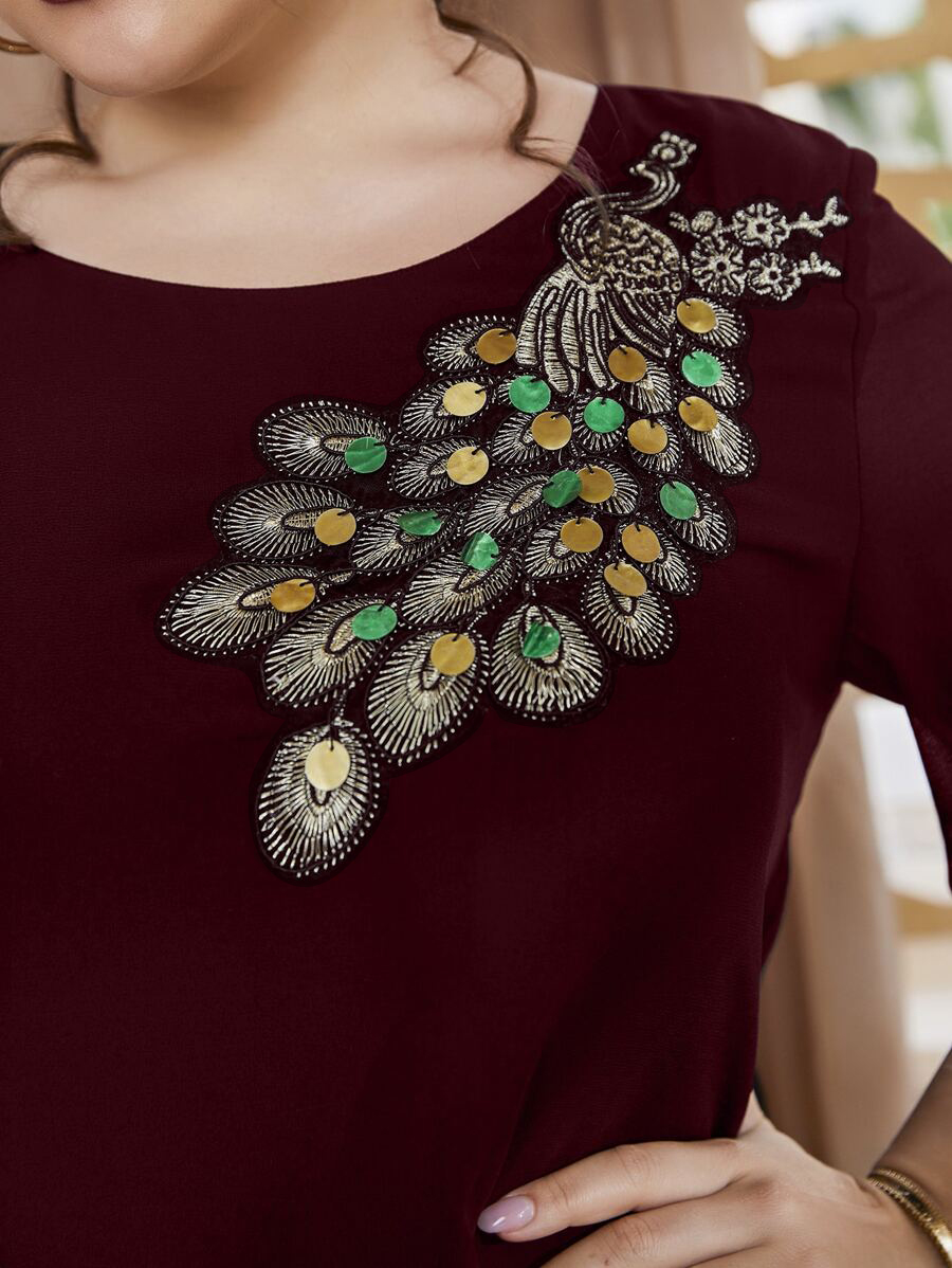 Plus Size Women's Embroidered  - Embroidery Blouse review and price