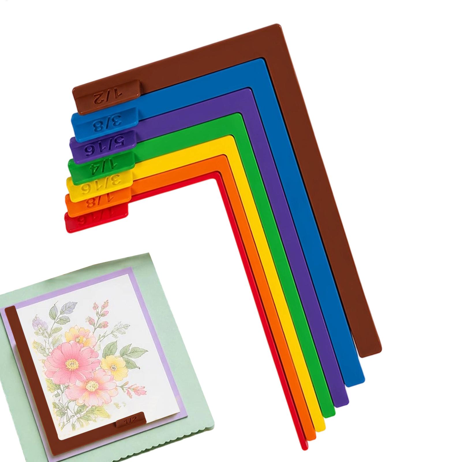 7pcs Paper Crafting Alignment  - Embroidery Guide Paper review and price