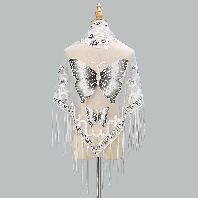 Fashion Triangle Scarf Butterf - Embroidery Hoop Square review and price