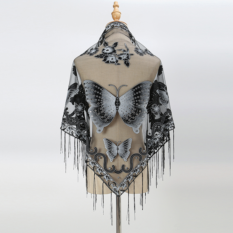 Fashion Triangle Scarf Butterf - Embroidery Hoop Square review and price