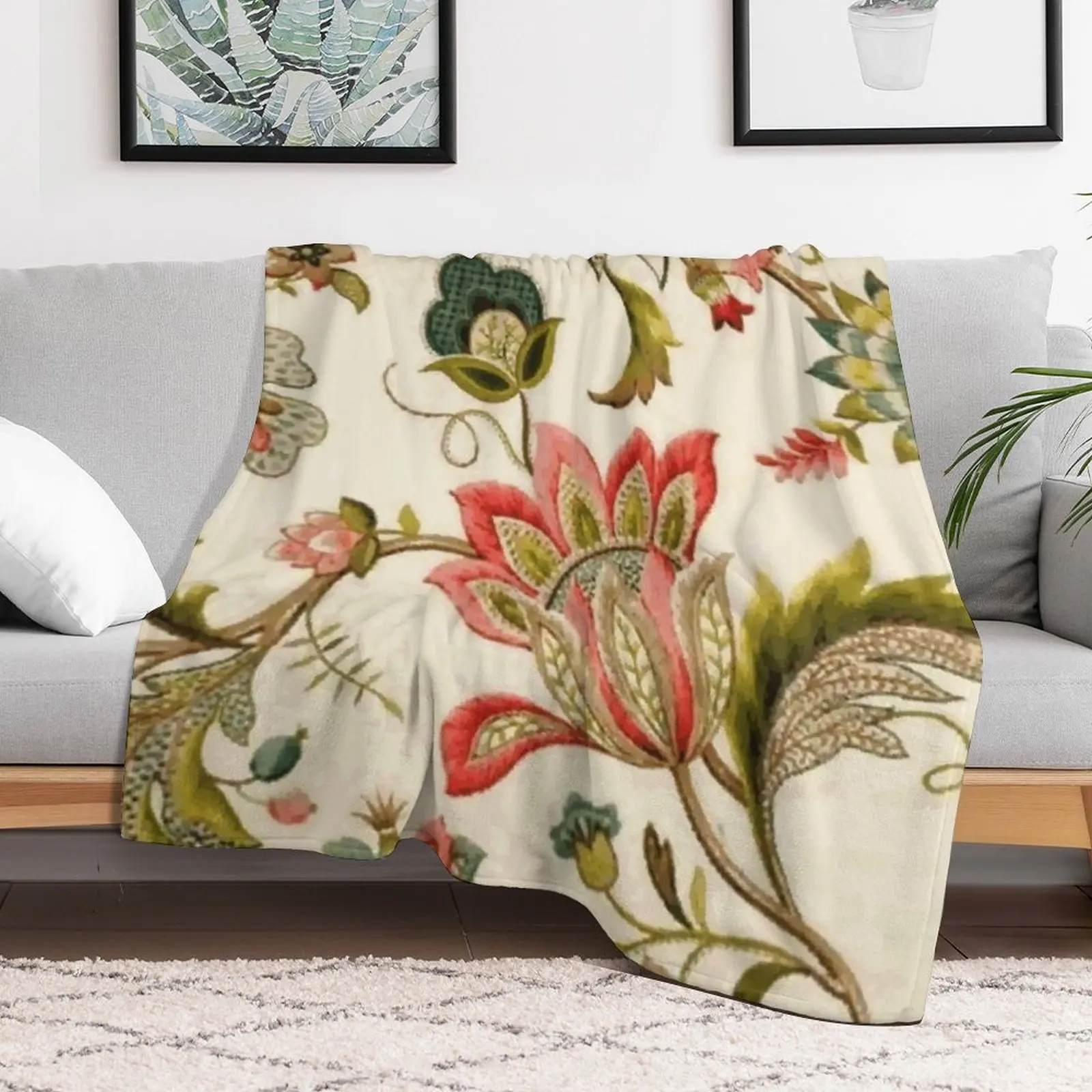 Jacobean Floral Crewel Embroid - Embroidery Vector review and price