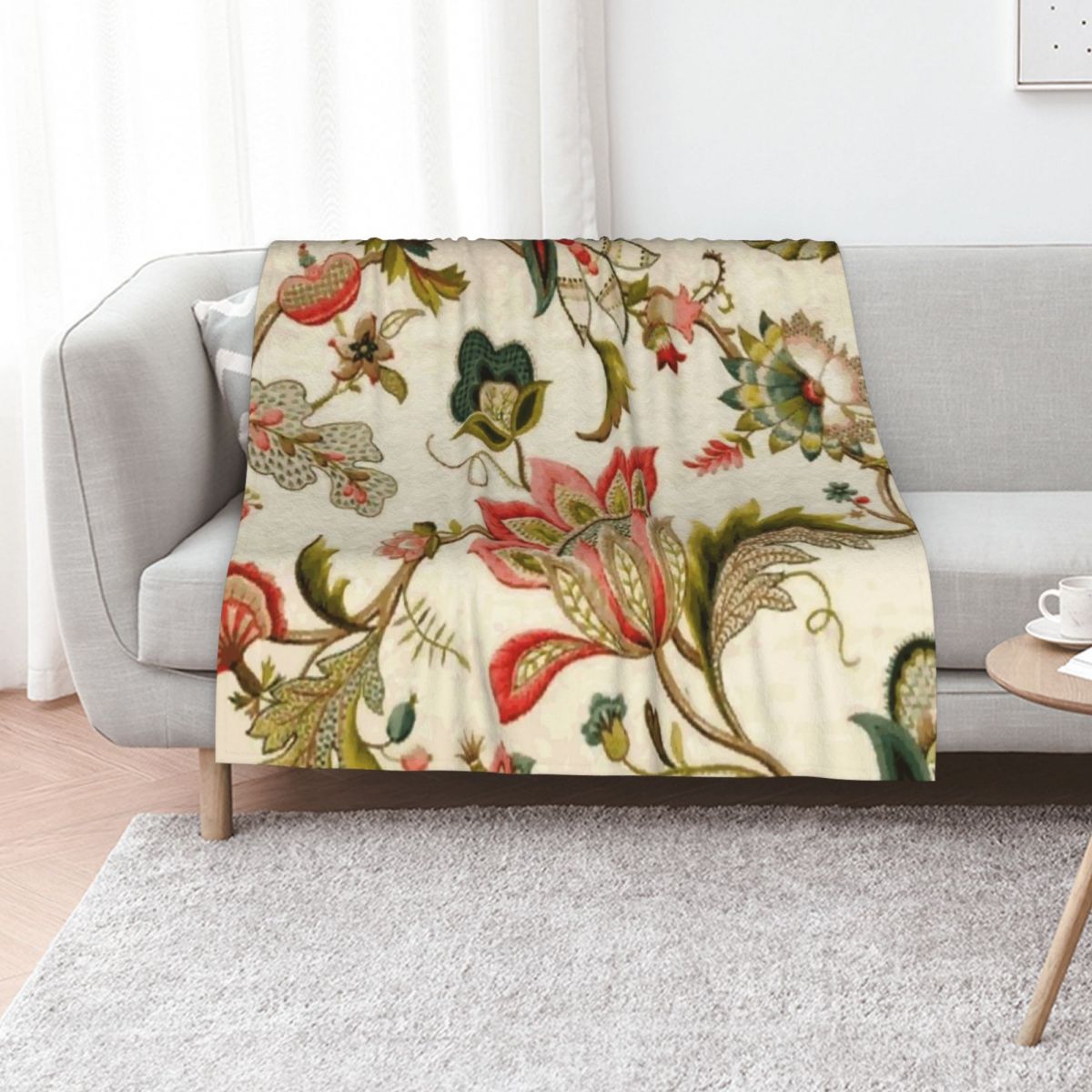 Jacobean Floral Crewel Embroid - Embroidery Vector review and price