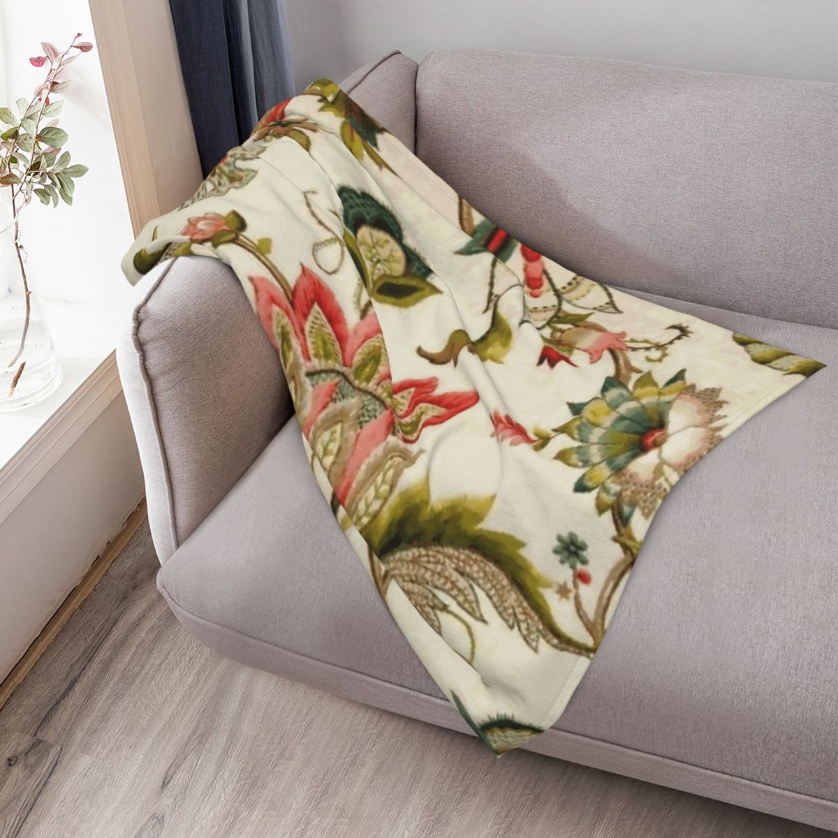 Jacobean Floral Crewel Embroid - Embroidery Vector review and price