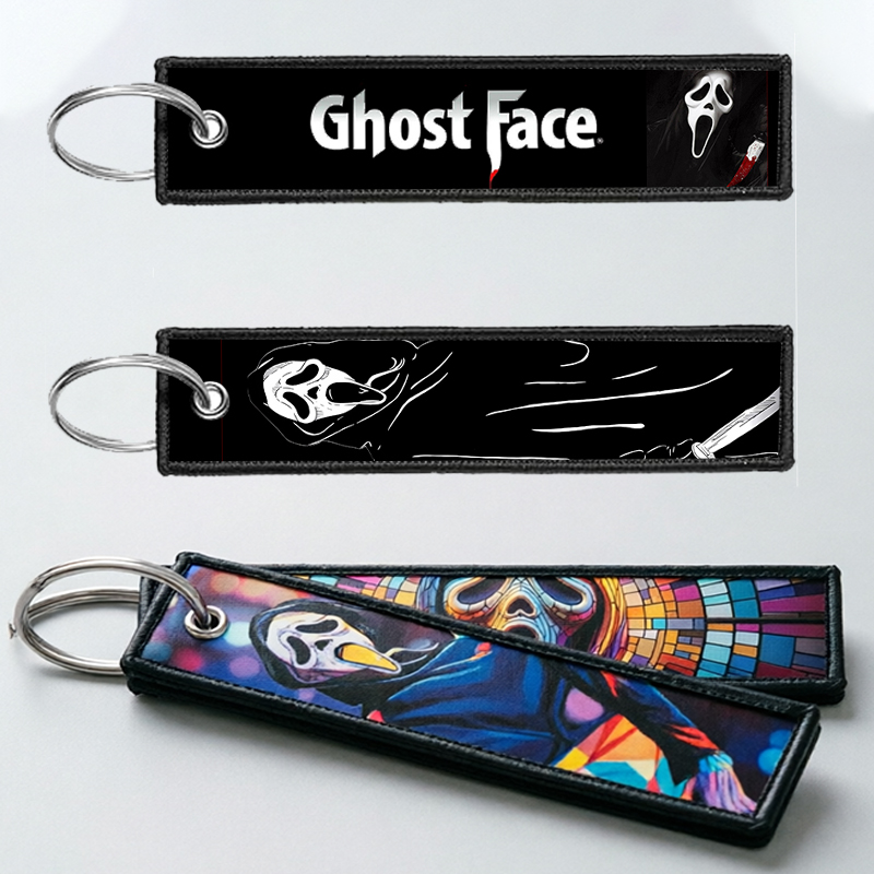 GHOST FACE Key Chain for Men W - Embroidery Gift review and price