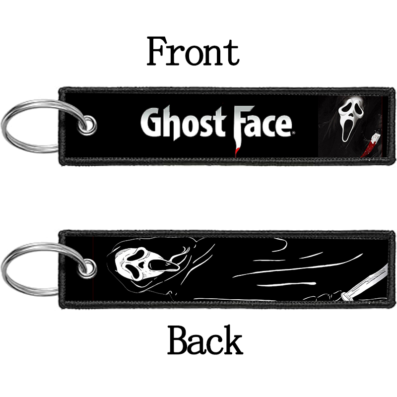 GHOST FACE Key Chain for Men W - Embroidery Gift review and price
